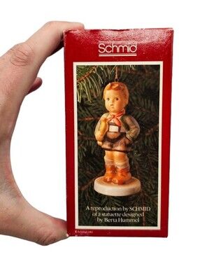 Schmid 1982 Hummel Hark The Herald Ceramic Christmas Ornament